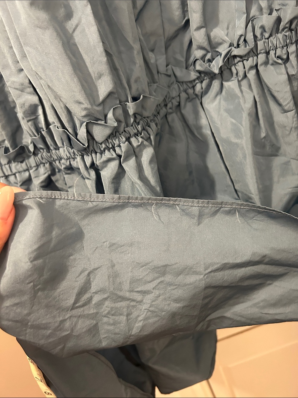 Zara ruched mini dress | Blue - Picture 5 of 6